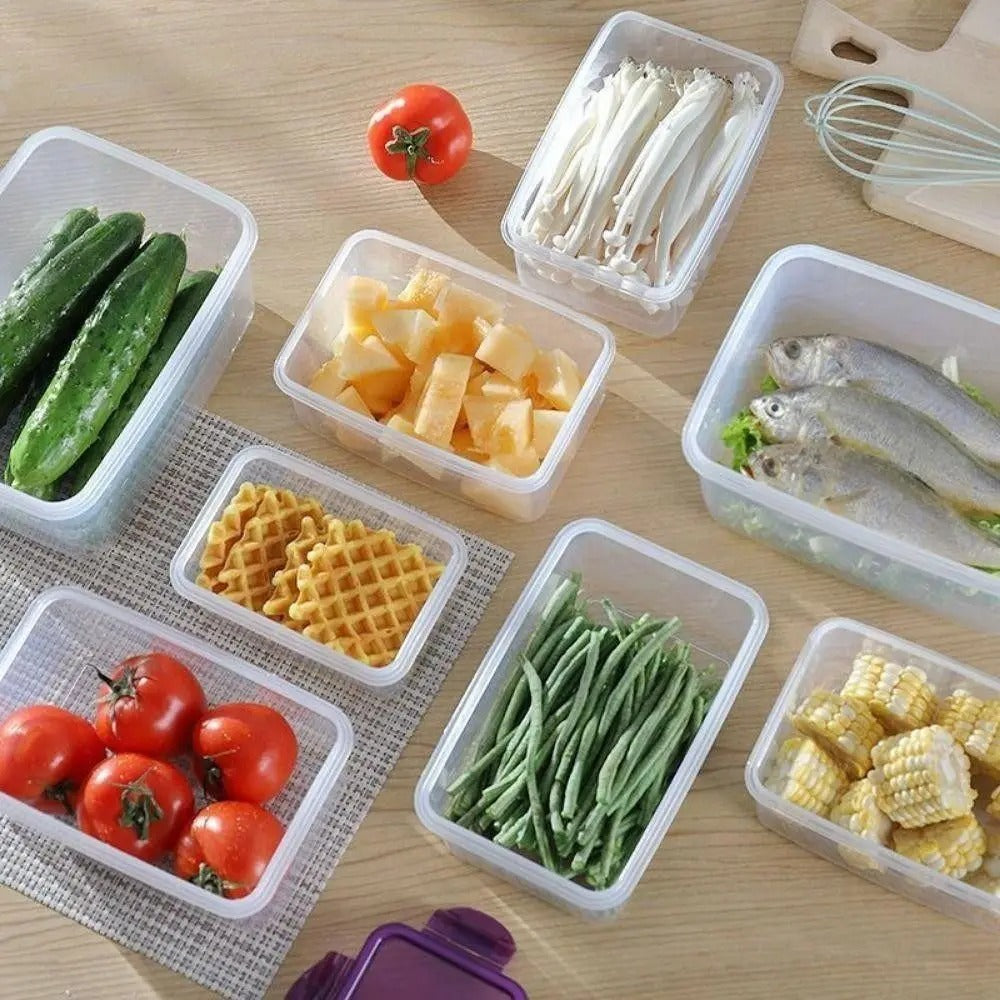 boite rangement frigo lot 4 tailles