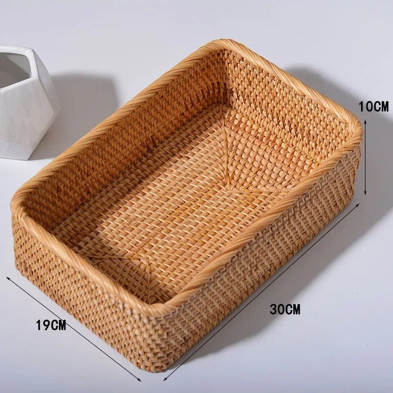 panier osier rotin artisanal