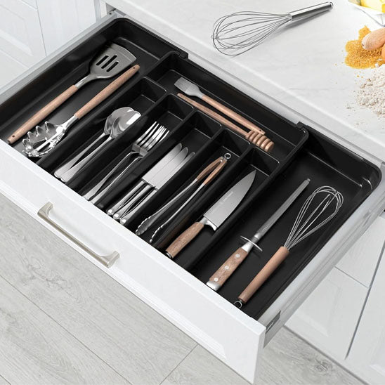 range couverts tiroir en acier