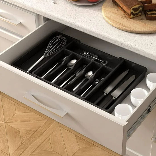 range couverts tiroir en plastique
