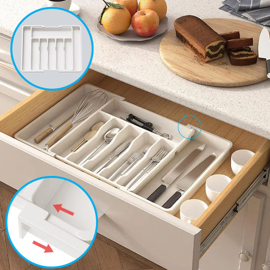 range couverts tiroir grande capacite 8 compartiments