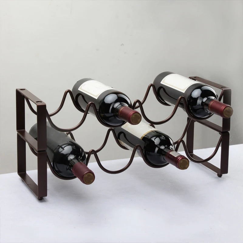 rangement pour bouteille de vin casier metal