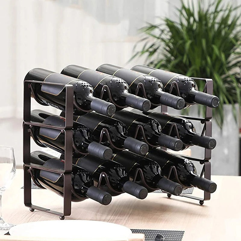 rangement pour bouteille de vin design