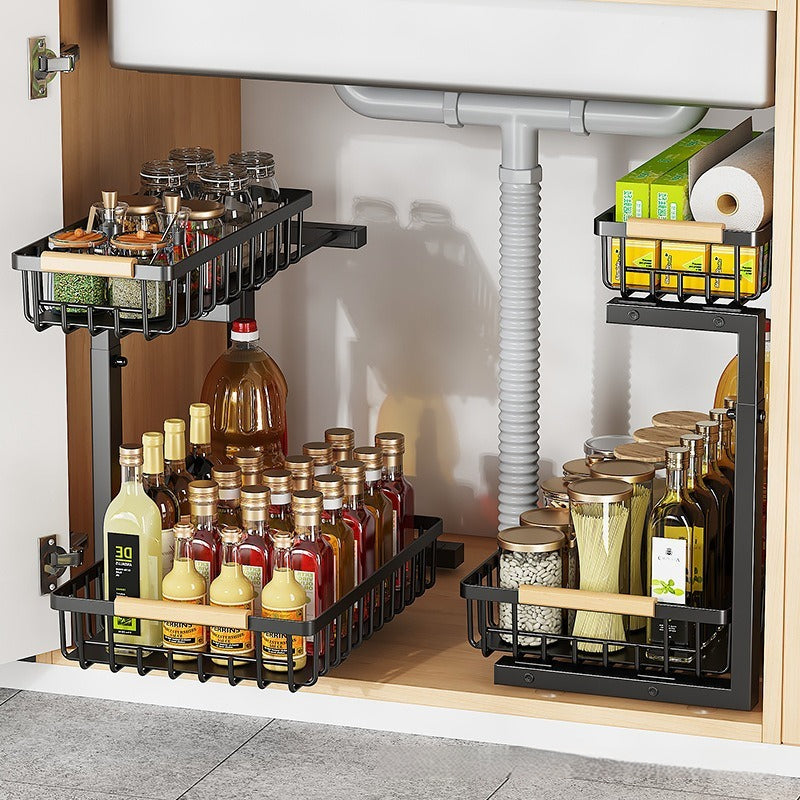 rangement coulissant sous evier alimentaire