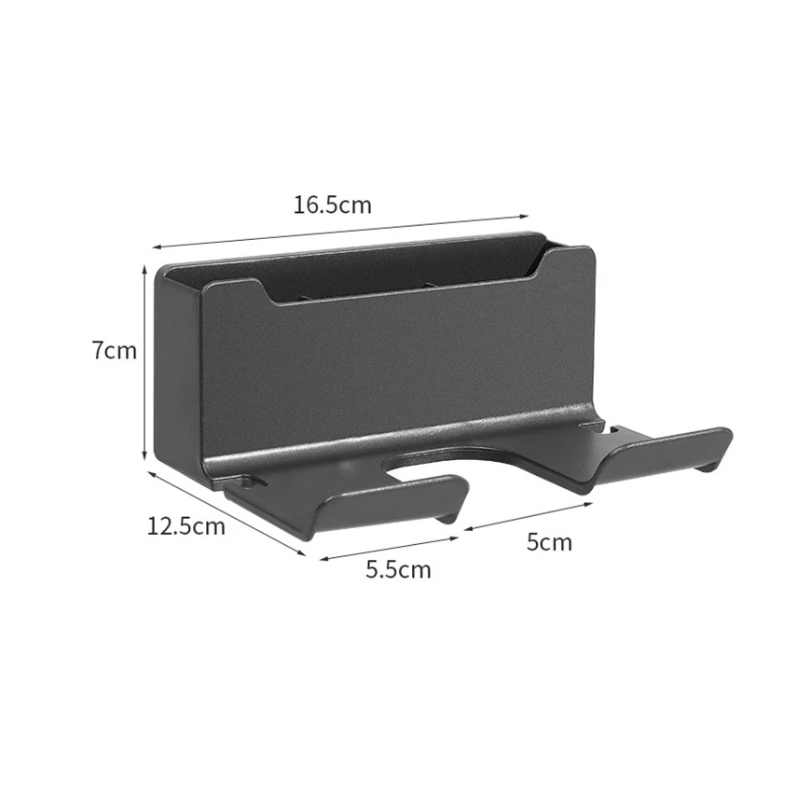support seche cheveux rangement-16-5x7x12-5cm