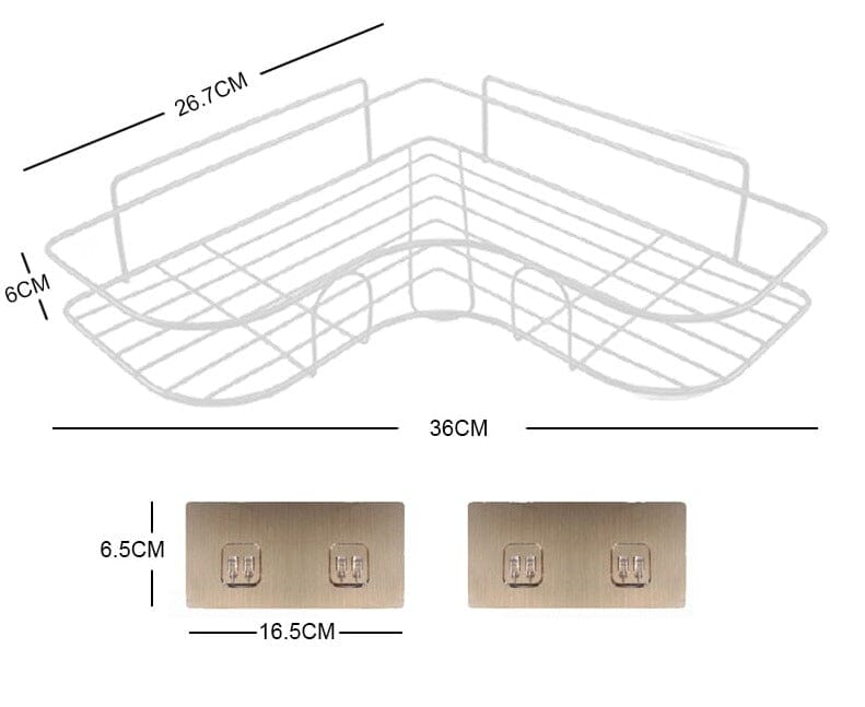 MonRangeTout™ - Etagère multifonction de bain - Chic Organisée