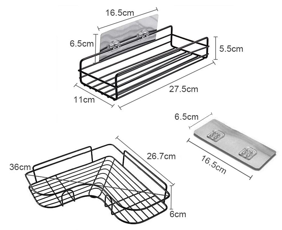 MonRangeTout™ - Etagère multifonction de bain - Chic Organisée