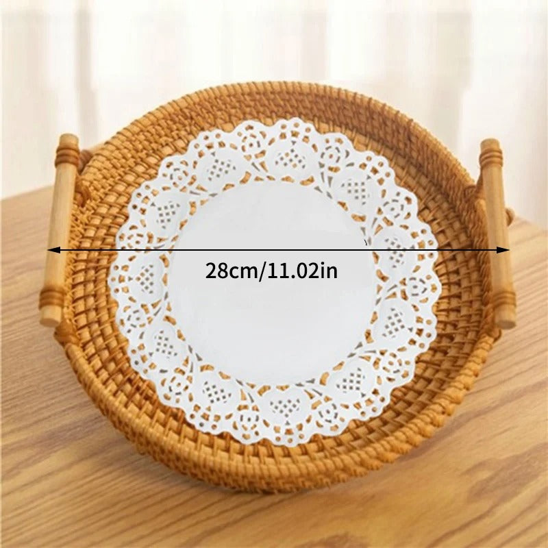 panier de rangement en osier polyvalent