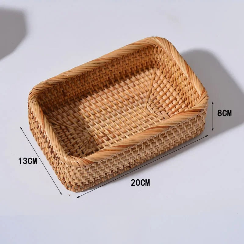 panier osier empilable trois tailles