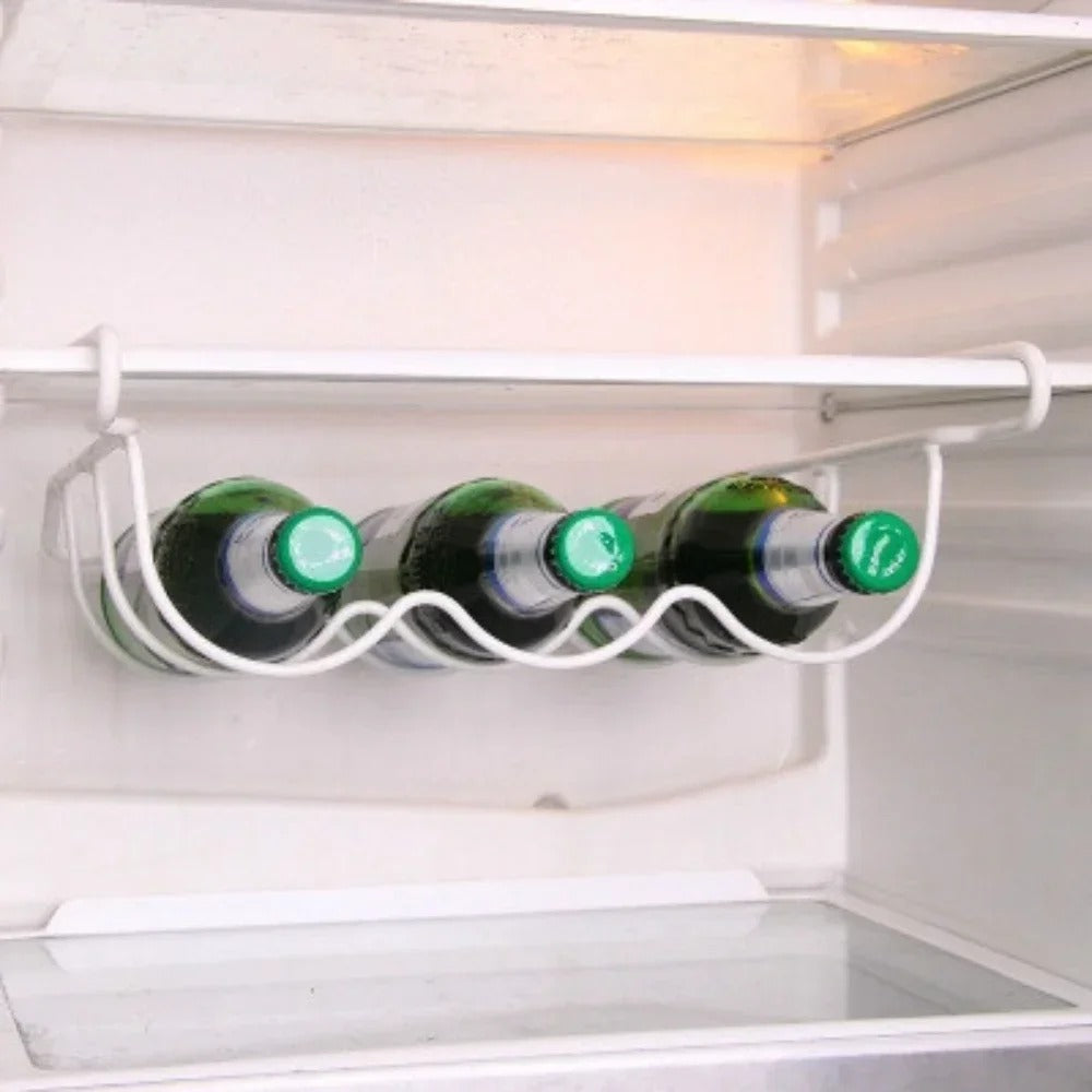 rangement a bouteille vue interieur frigo