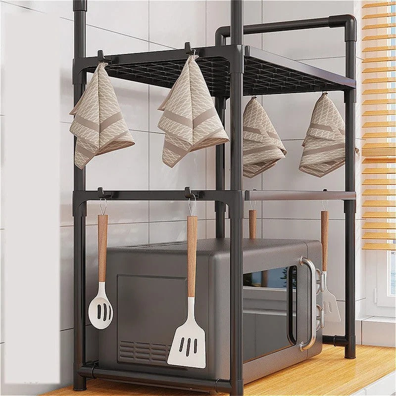 rangement cuisine placard avec crochets