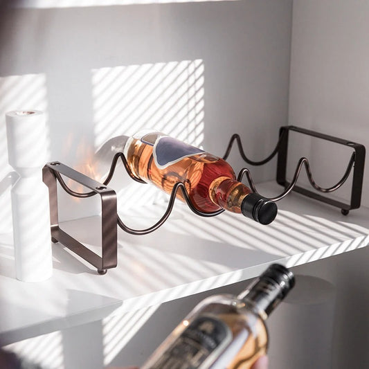 rangement pour bouteille de vin fer forge